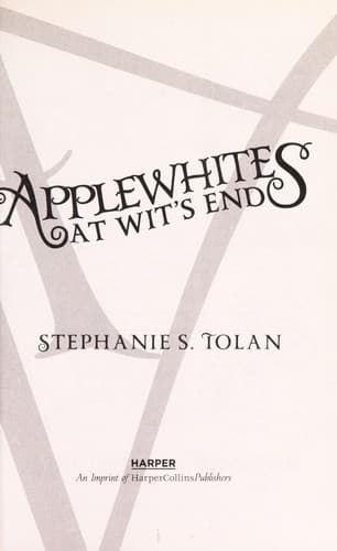 Cover of Applewhites at Wit's End