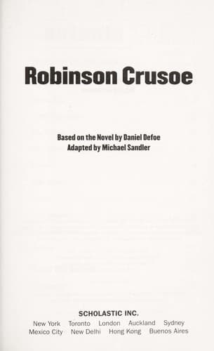 Cover of Robinson Crusoe