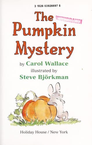 Cover of The pumpkin mystery