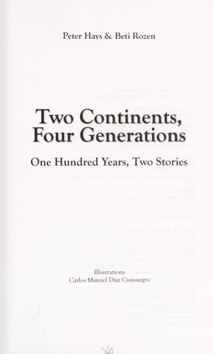 Cover of Two continents, four generations