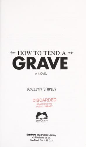 Cover of How to tend a grave