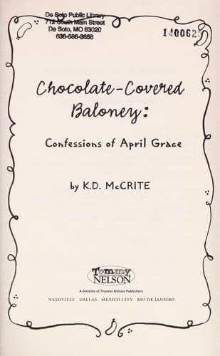 Cover of Chocolate-covered baloney