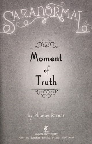 Cover of Moment of truth