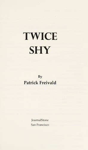Cover of Twice shy