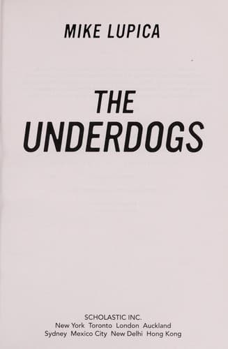 Cover of The underdogs