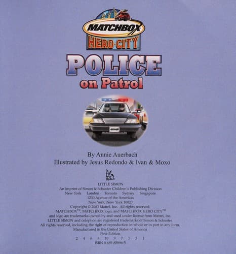 Cover of Matchbox Hero City