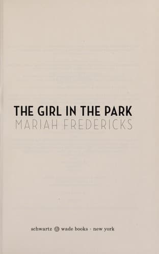 Cover of The girl in the park