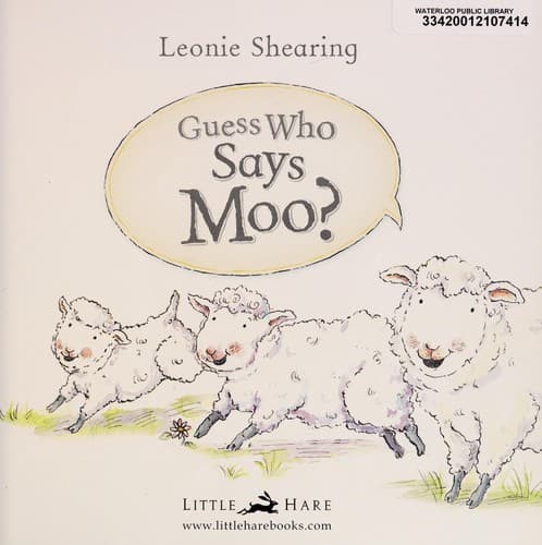 Cover of Guess who says moo?