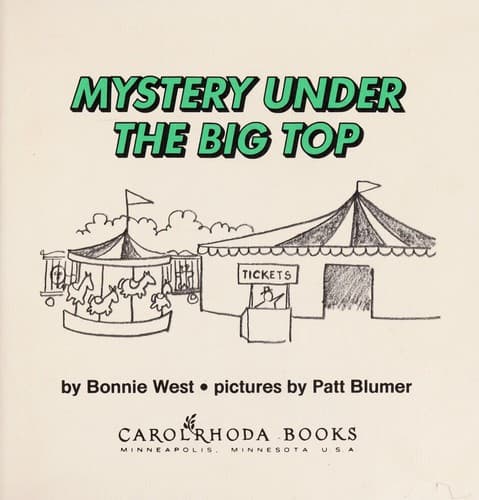 Cover of Mystery under the Big Top