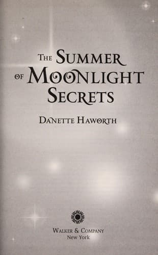 Cover of The summer of moonlight secrets