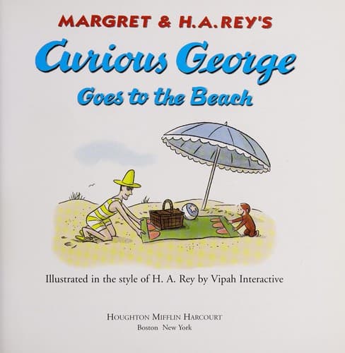 Cover of Curious george goes to the beach