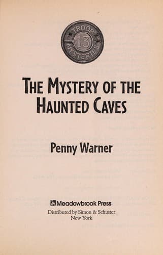 Cover of The mystery of the haunted caves