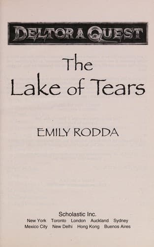 Cover of The Lake of Tears (Deltora Quest #2)