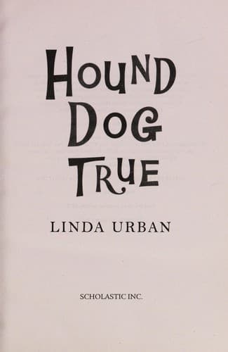 Cover of Hound dog true