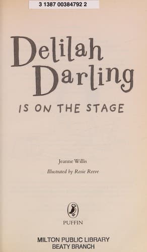 Cover of Delilah Darling is on the stage