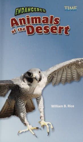 Cover of Endangered animals of the desert