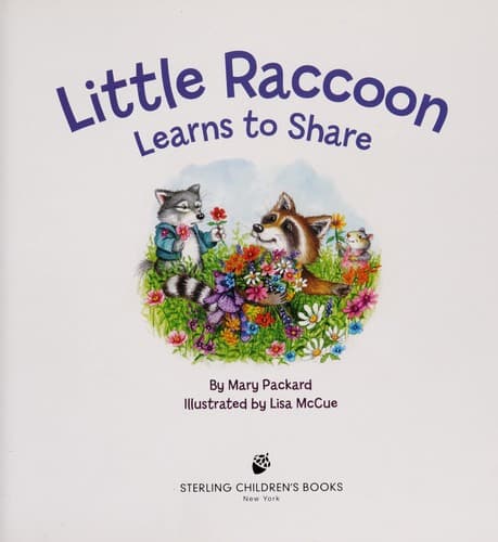 Cover of Little Raccoon learns to share
