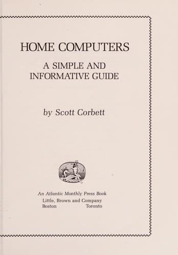 Cover of Home computers