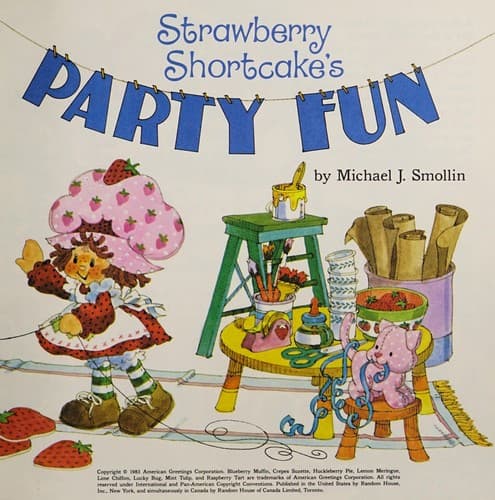 Cover of Strawberry Shortcake's party fun