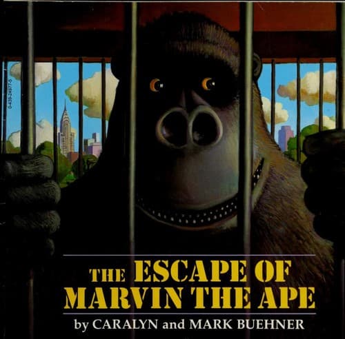 Cover of The escape of Marvin the ape