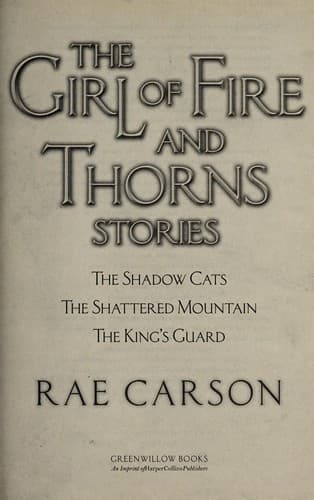 Cover of The Girl of fire and thorns stories