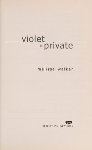 Cover of Violet in private
