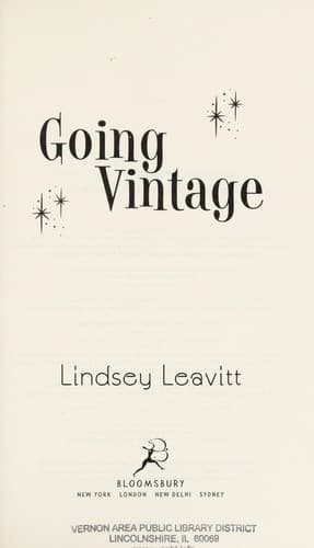 Cover of Going vintage