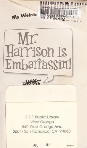 Cover of Mr. Harrison is embarrassin'!