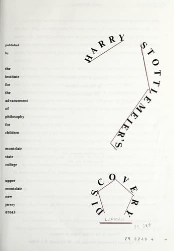 Cover of Harry Stottlemeier's discovery