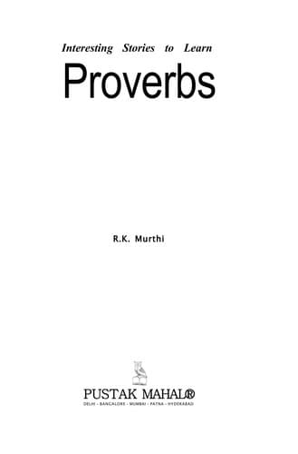 Cover of Interesting stories to learn proverbs
