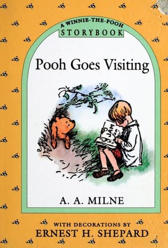 Cover of Pooh Goes Visiting and Gets into a Tight Place