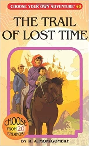 Cover of The trail of lost time