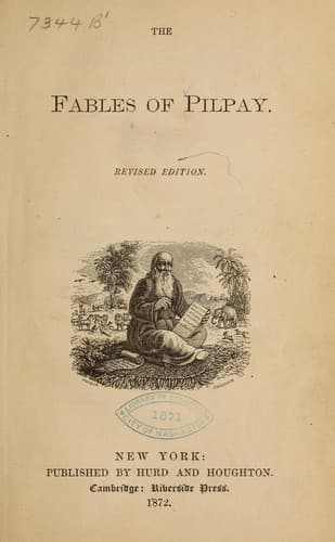 Cover of Kitāb Kalīlah wa-Dimnah