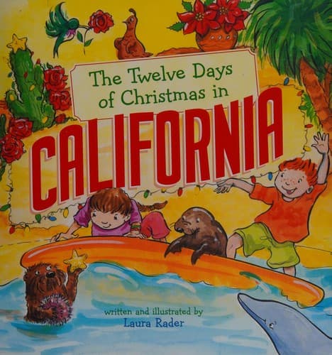 Cover of The twelve days of Christmas in California
