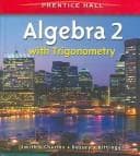 Cover of Algebra 2 with Trigonometry (Prentice Hall)