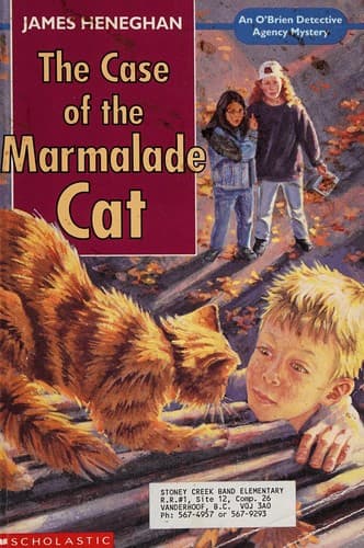 Cover of The case of the marmalade cat