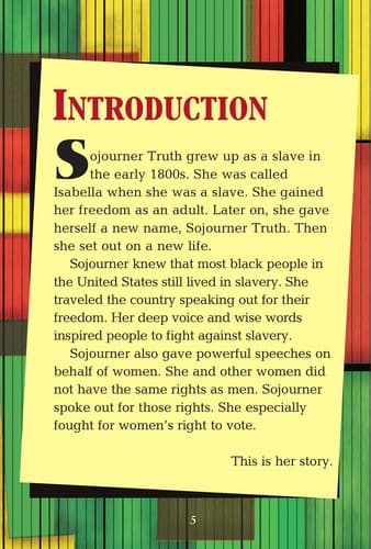 Cover of Sojourner Truth