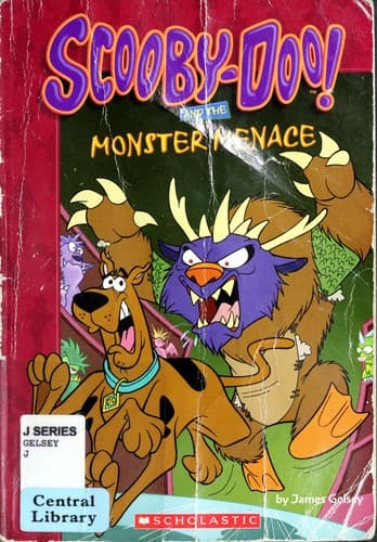 Cover of Scooby-Doo! and the monster menace