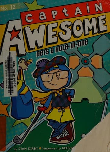 Cover of Captain Awesome gets a hole-in-one
