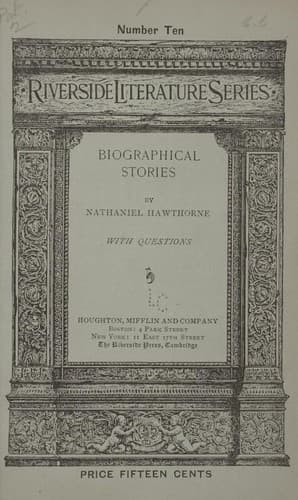 Cover of Biographical Stories