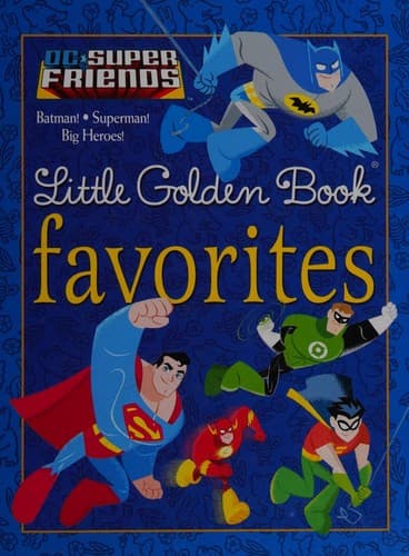 Cover of DC super friends little Golden Book favorites