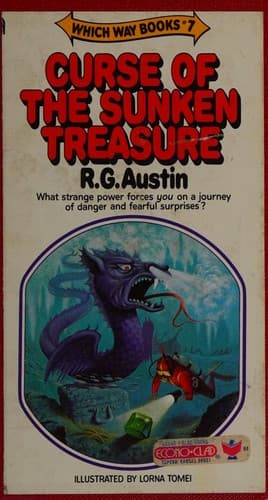 Cover of The Curse of the Sunken Treasure (Which Way Books, No. 7)