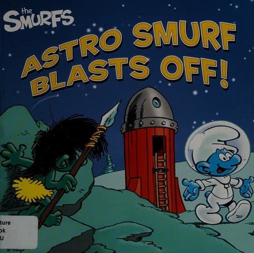 Cover of Astro Smurf blasts off!