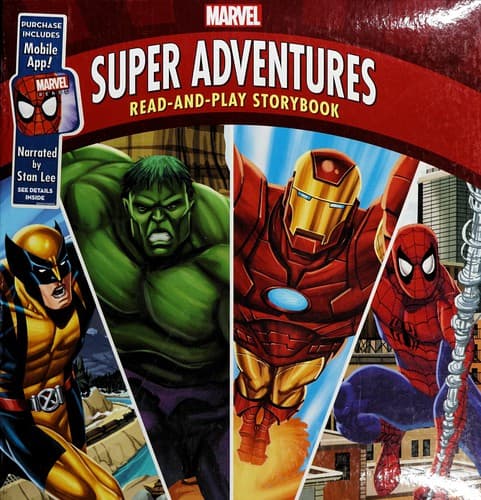 Cover of Super adventures read-and-play storybook
