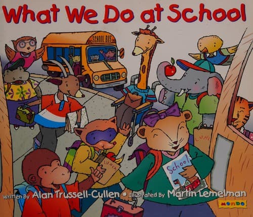 Cover of What we do at school