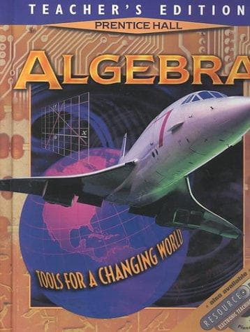 Cover of Prentice Hall algebra