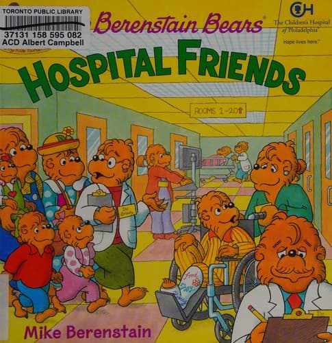 Cover of The Berenstain Bears hospital friends