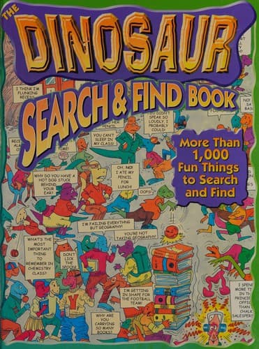 Cover of The dinosaur search & find book