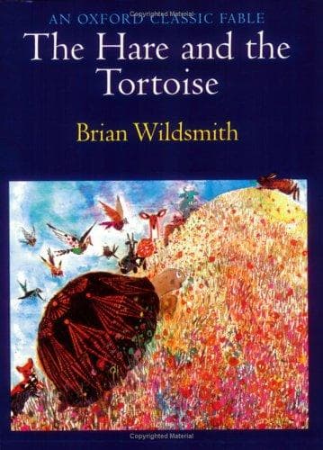 Cover of The hare and the tortoise, based on the fable by La Fontaine