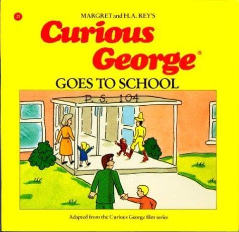 Cover of Curious George goes to school